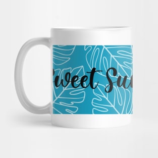 Sweet Summer Time Monstera Mug